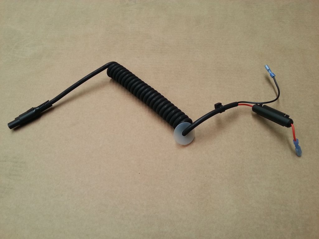 BATTERY COILED CABLE 110CM 1stk.